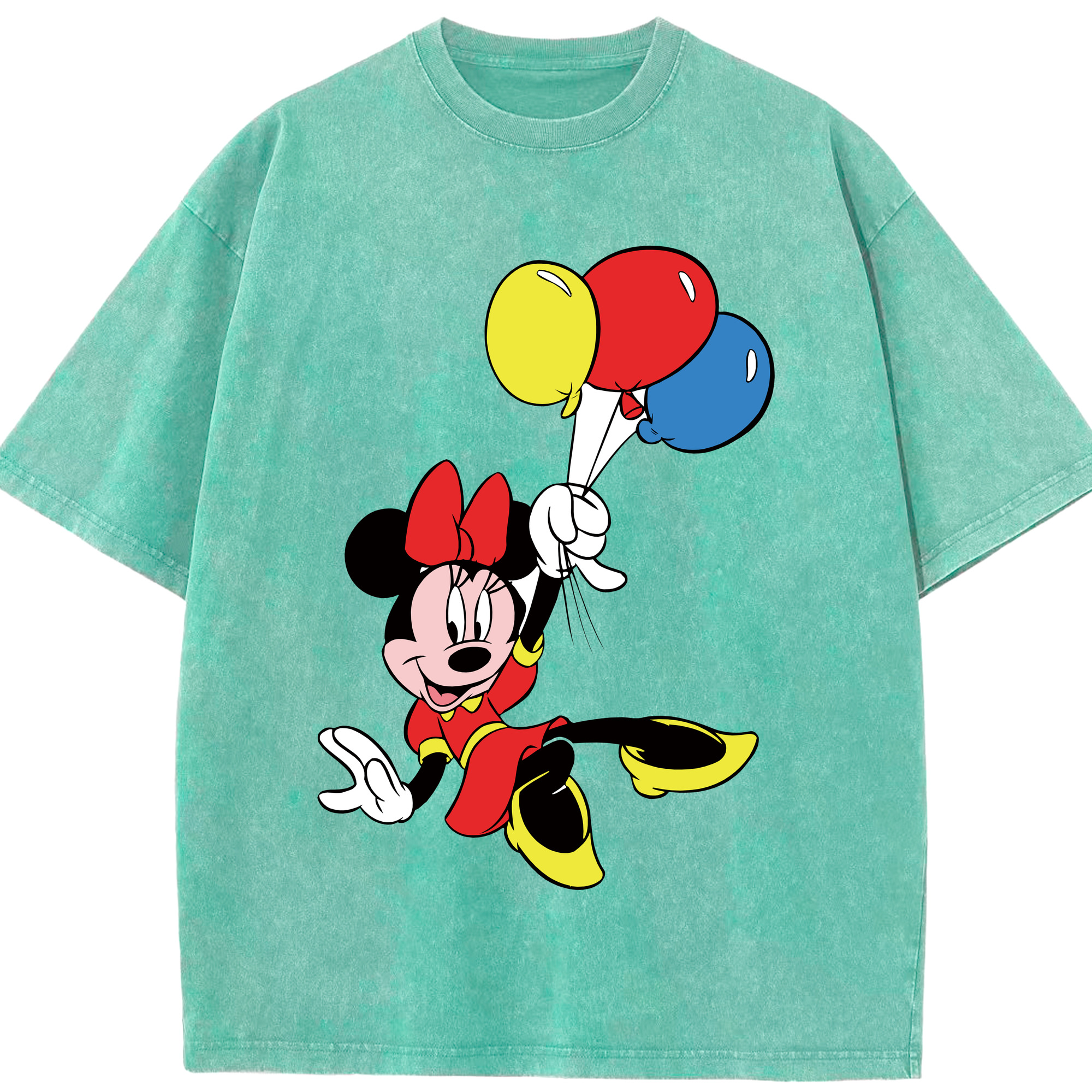 （画像用） ミッキーマウス Mickey Mouse 綿100% ヴィンテージ風 半袖Tシャツ（フロントプリント）
